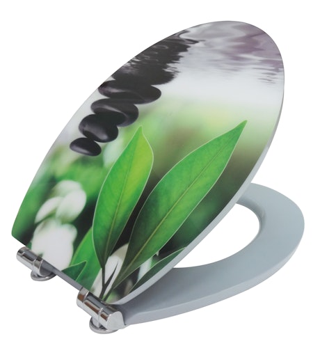 MDF High Gloss WC-Sitz OASE mit Absenkautomatik