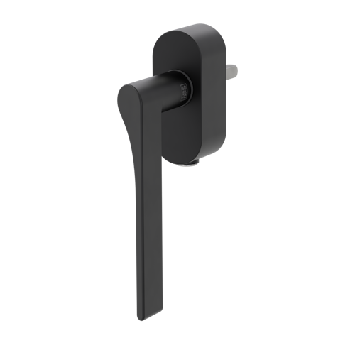 Griffwerk Fenstergriff VAYA 261 LEAF LIGHT Graphitschwarz R 7x40