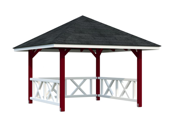 Palmako Pavillon Bianca 8,3 m² Set 101