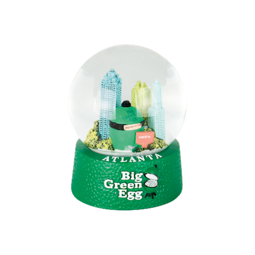 Big Green Egg Schneekugel Atlanta