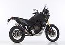 Vorschaubild Shark Performance SLIP-ON Aluminium eloxiert/Endkappe Edelstahl gebürstet schwarz Trophy für YAMAHA Ténéré 700,Ténéré 700  EURO4 EURO5 EURO5+