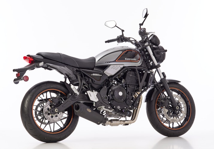 SHARK KOMPLETTANLAGE Edelstahl beschichtet schwarz-matt DSX-10 für KAWASAKI Ninja 650,Z650,Z650 RS EURO5+  