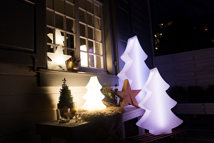 8 seasons design LED-Dekoleuchte Shining Tree (RGB), verschiedene Größen