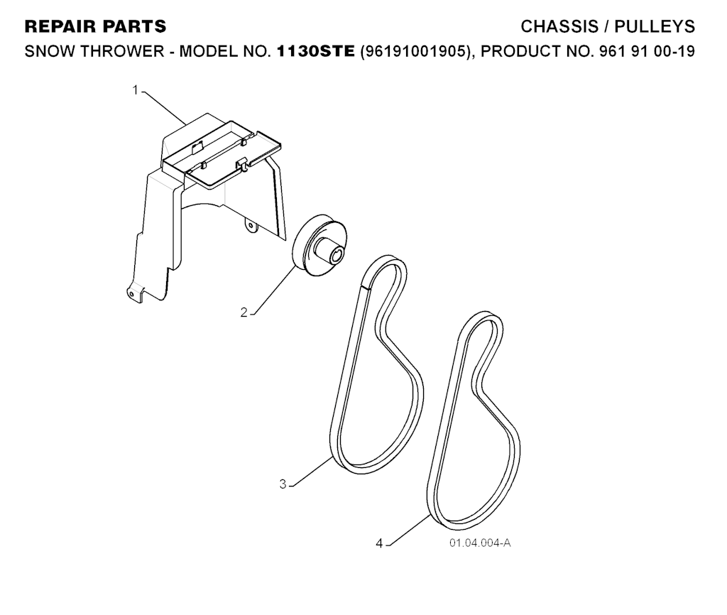 Explosionszeichnung Ersatzteile