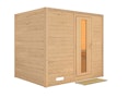 Vorschaubild Karibu Sauna Sonara - Massivholzsauna mit Fronteinstieg 38 mm inkl. gratis 9 kW Bio-Saunaofen im Wert von 719 €
