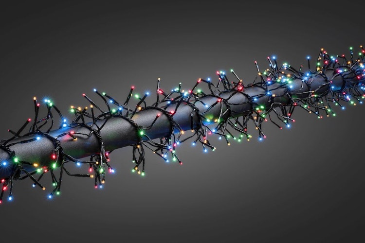 Konstsmide Weihnachtsbeleuchtung  Micro LED Büschellichterkette 768 bunte Dioden