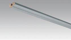 MEISTER Deckenabschlussleiste 19/38 mm  Edelstahl DF 063 - 2380 mm