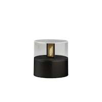 Konstsmide Weihnachtsbeleuchtung  LED Flamme mit schwarzem Kunststoffsockel