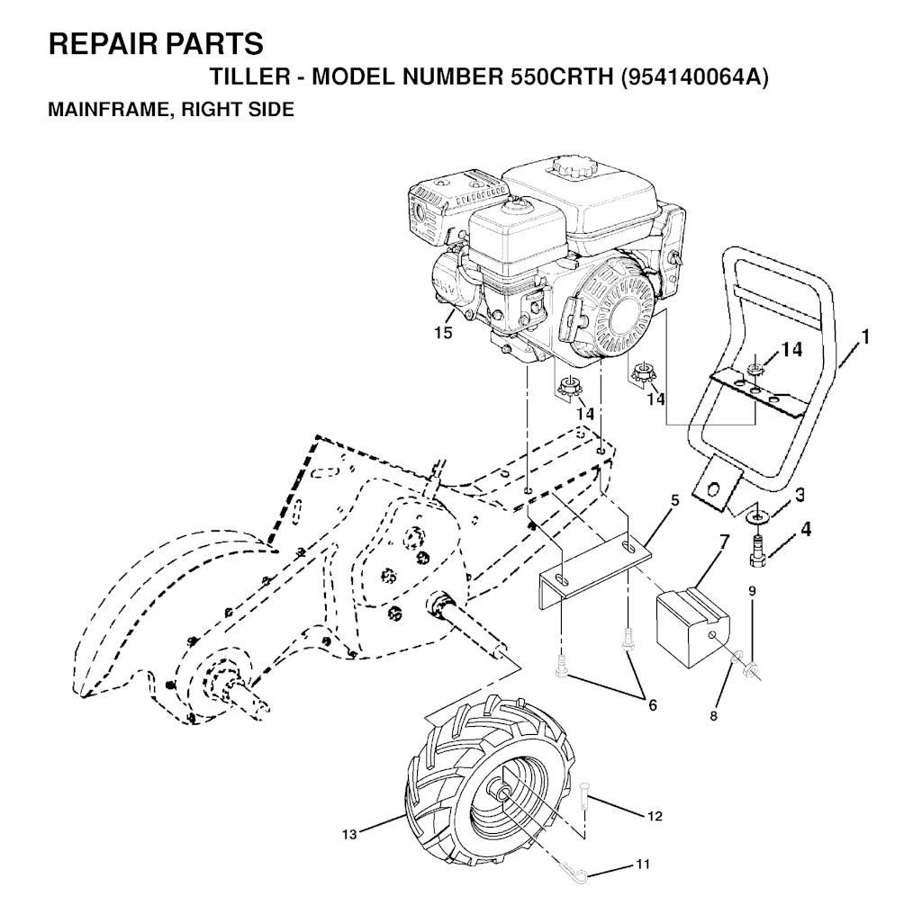 Explosionszeichnung Ersatzteile