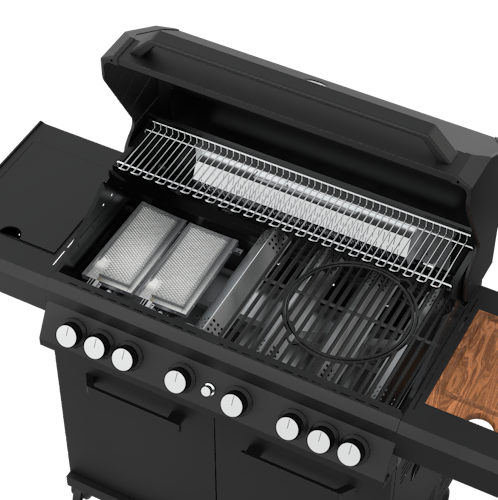 Grill Guru Gasgrill 6 Brenner