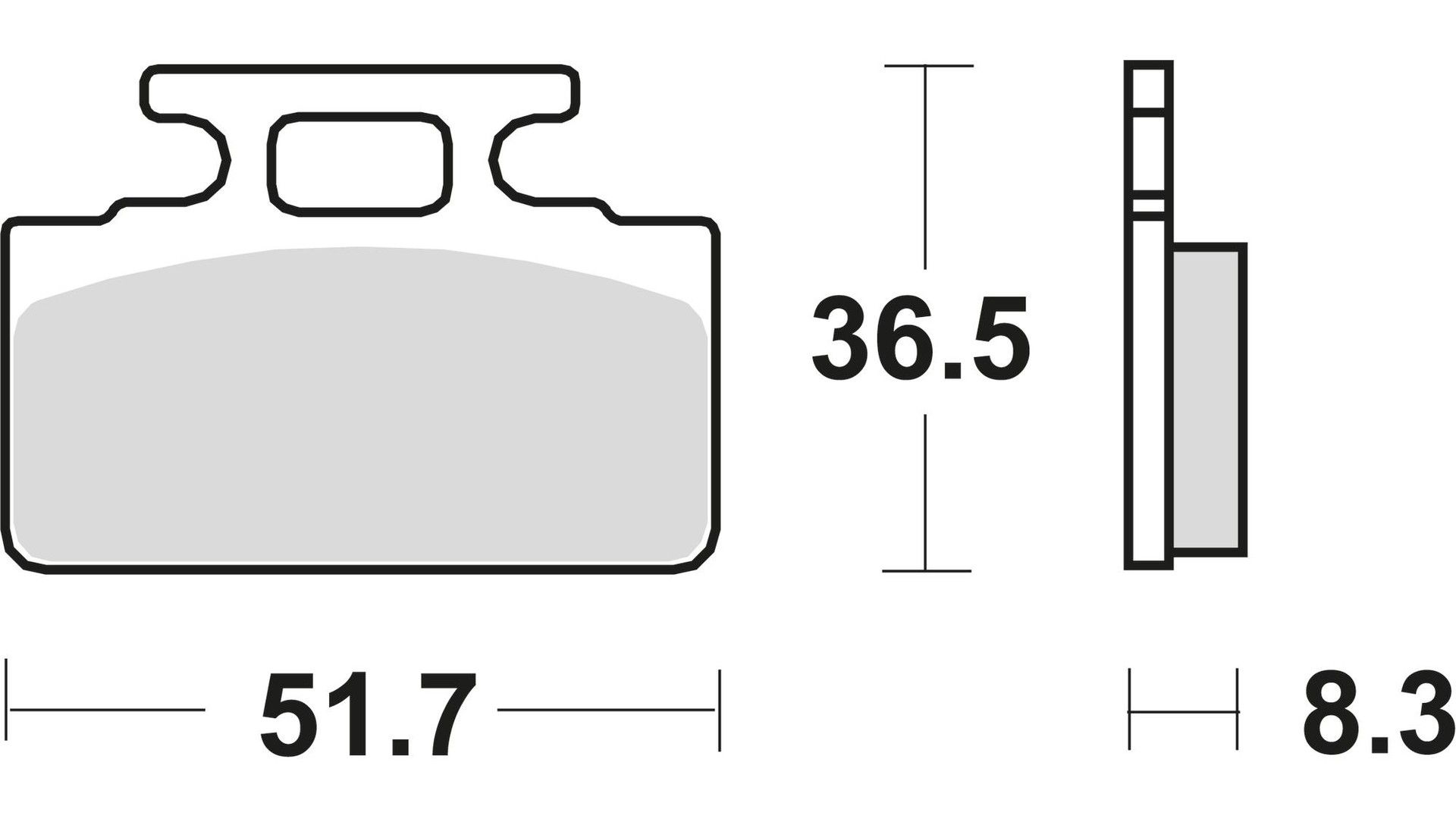TRW Bremsbelag MCB 589 mit Zulassung
