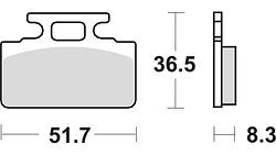 TRW Bremsbelag MCB 589 mit Zulassung