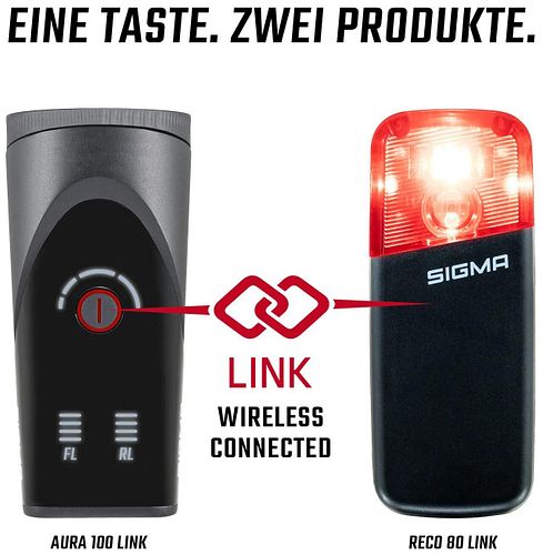 Sigma Sport Radar-Rücklicht Reco 80 Link schwarz