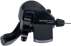 Shimano Daumenschalthebel CUES SL-U6000 2-fach links schwarz mit Ganganzeige