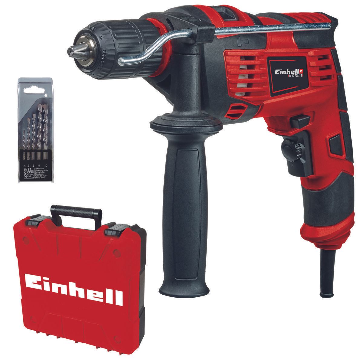 Einhell Schlagbohrmaschinen-Set TC-ID 720/1 E Kit 4259846