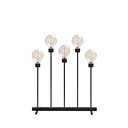 Vorschaubild Konstsmide Weihnachtsbeleuchtung LED Metallleuchter schwarz Dimmer 54cm