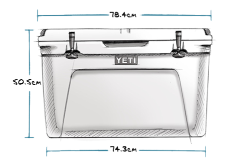 YETI Abmessungen