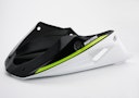 Vorschaubild BODYSTYLE Sportsline Bugspoiler ABS Kunststoff weiß/schwarz/grün für KAWASAKI Z650 