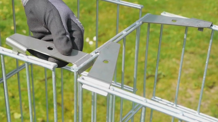 Alberts® Cluster Gabione Grund-Set 1800 mm