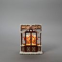 Vorschaubild Konstsmide Weihnachtsbeleuchtung Wasserlaterne Lebkuchenhaus, braun