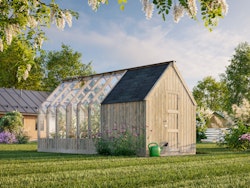 Palmako Glas- & Gerätehaus Emilia 8,2 + 4,0 m² - 18 mm