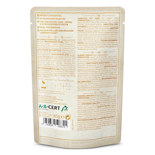 WILDES LAND Katze BIO 85g