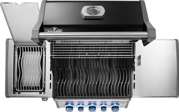 NAPOLEON Gasgrill Rogue PRO-S 425 mit Gußrosten, Schwarz, inkl. Drehspieß