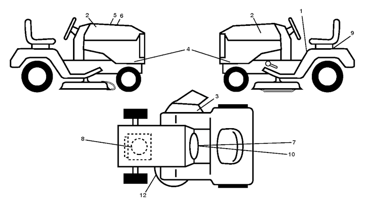 Husqvarna Gartentraktoren 96043016400 YTH2042