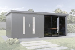 Wolff Finnhaus Schiebetür 30 für Premium Metall GartenhäuserZubehörbild