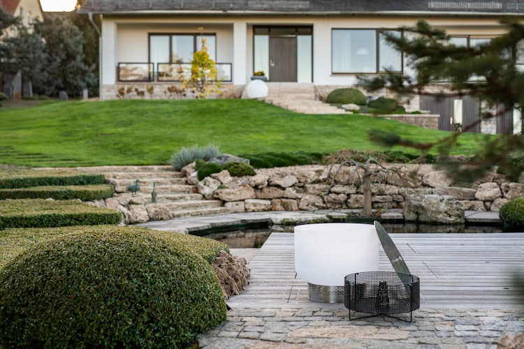 QFlame Feuerschale Set Basket Stainless Steel