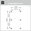 Vorschaubild Karibu Pavillon Carport Kirn 1/2/3 - KDI