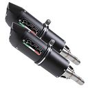 Vorschaubild GPR Endschalldämpfer Ducati MonsTEr 1000 2003/05 Pair EC-Approv. slip-on exhaust Furore Nero