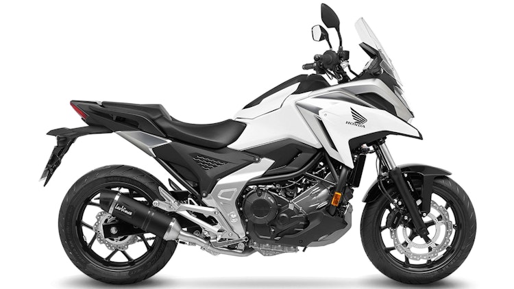 LeoVince SLIP-ON Edelstahl SBK LV ONE EVO Schwarz für HONDA NC 750 X