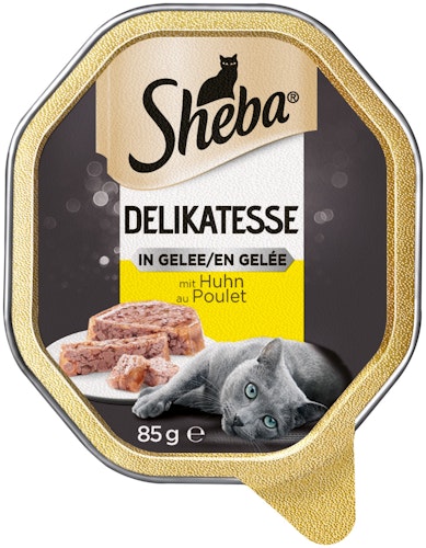Sheba Delikatesse Gelee 85 Gramm Katzennassfutter