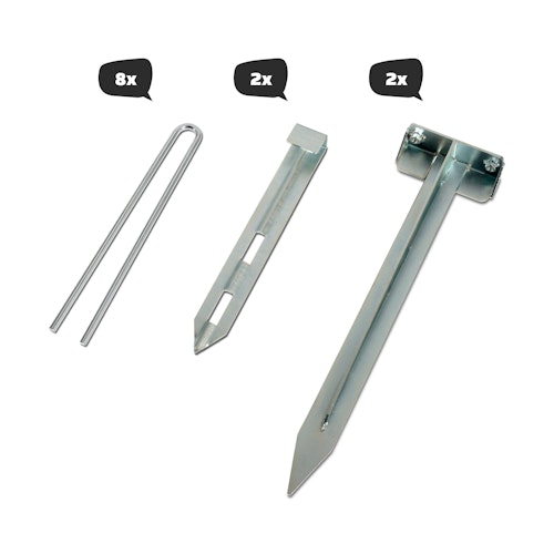 EXIT Pool Abdeckungs-Kuppel am Boden ECO universal - Ø460 / Ø550 cm