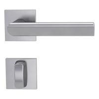 Griffwerk VAYA 137 TRI fast2fix Fast2Fix GK3 Rosetten eckig WC rot/weiß Edelstahl matt