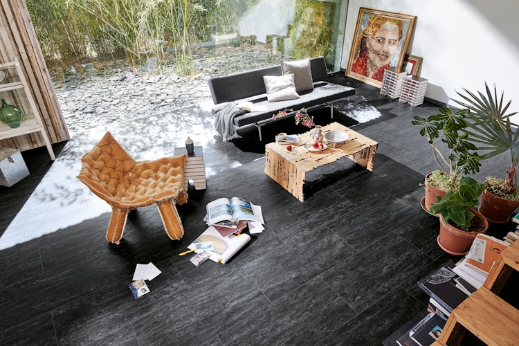 HANDMUSTER MEISTER Designboden MeisterDesign. flex DB 400 Black Lava 7323