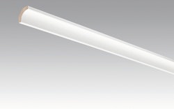 MEISTER Hohlkehlleiste 22/22 mm  Uni weiß glänzend DF 324 - 2380 mm