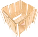 Vorschaubild Karibu Woodfeeling Sauna Horna - 68 mm Aktionssauna inkl. gratis Saunaofen im Wert von 599,99 €