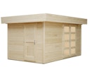 Wolff Finnhaus Gartenhaus Pulti Varianta 40 2-Raum