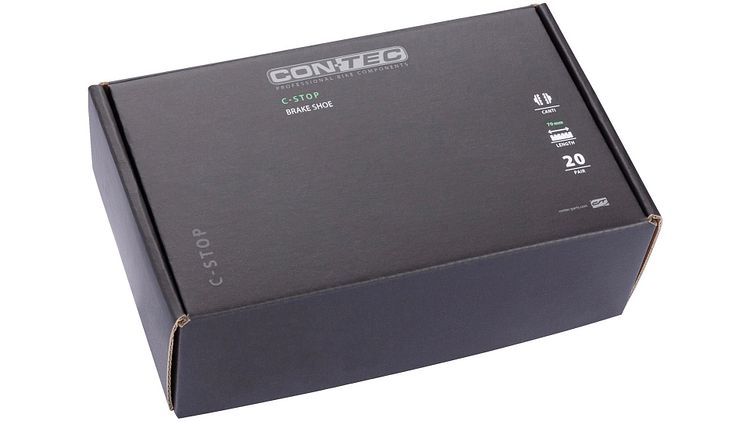 CONTEC Bremsschuh C-Stop Cantilever 70 mm schwarz Box &agrave, 20 Paar