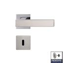 Vorschaubild Griffwerk Türgriff CUBICO PIATTA S QUATTRO - Edelstahl matt