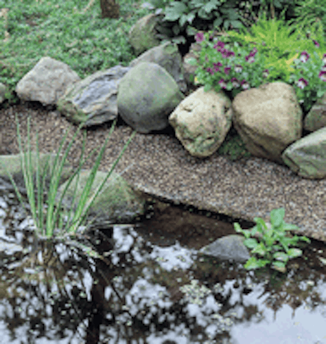 Oase Steinfolie sand - ganze Rolle