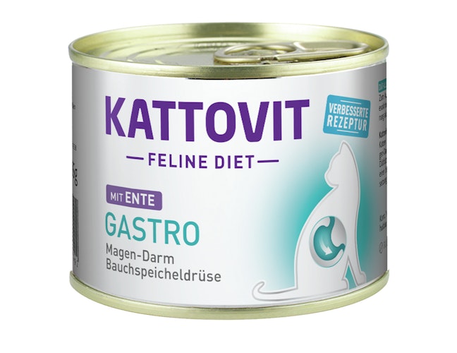 KATTOVIT Feline Diet Gastro 185g Dose Katzennassfutter Diätnahrung