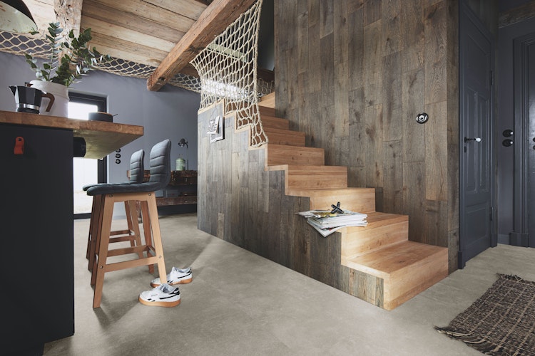 MEISTER Laminatboden MeisterDesign. laminate LB 150 857 x 398 x 8 mm 07137 Mineral Stone Steinporen-Struktur