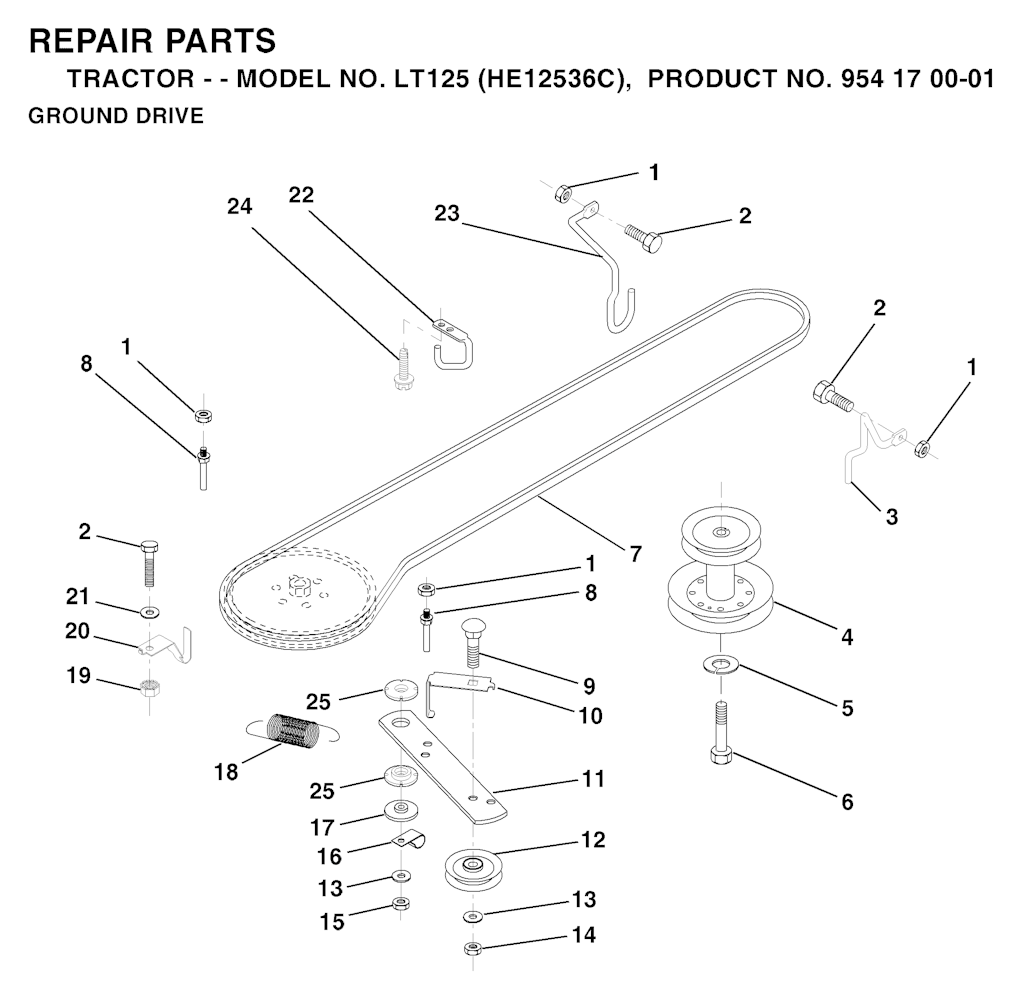 Explosionszeichnung Ersatzteile
