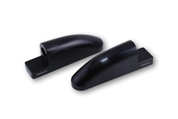 HIGHSIDER pro FB-1 Spiegeladapter CNC, Für Verkleidungsspiegel, lang, Set