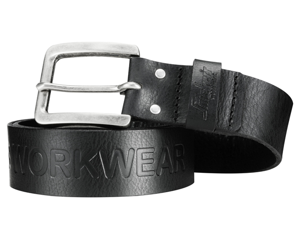 Snickers 9034 Workwear Leder Gürtel-schwarz 0400-90 cm