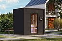 Vorschaubild Karibu Design Saunahaus Avenal Blackline - 73 mm