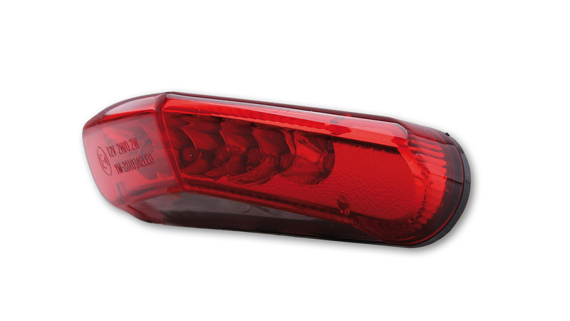 HIGHSIDER smart LED Rücklicht Schwarz/Rot E-geprüft (1Stck)